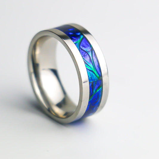 The Blue Iridescent Ring