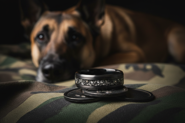 Military Dog Memorial Rings Hero Image