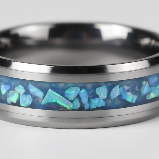 Alpine River Ring Detail