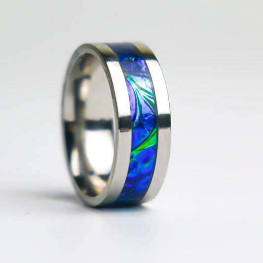 The Blue Iridescent Ring