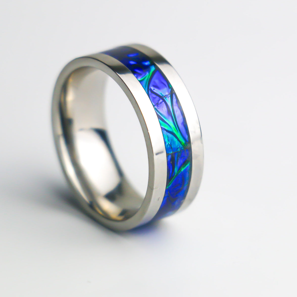 The Blue Iridescent Ring